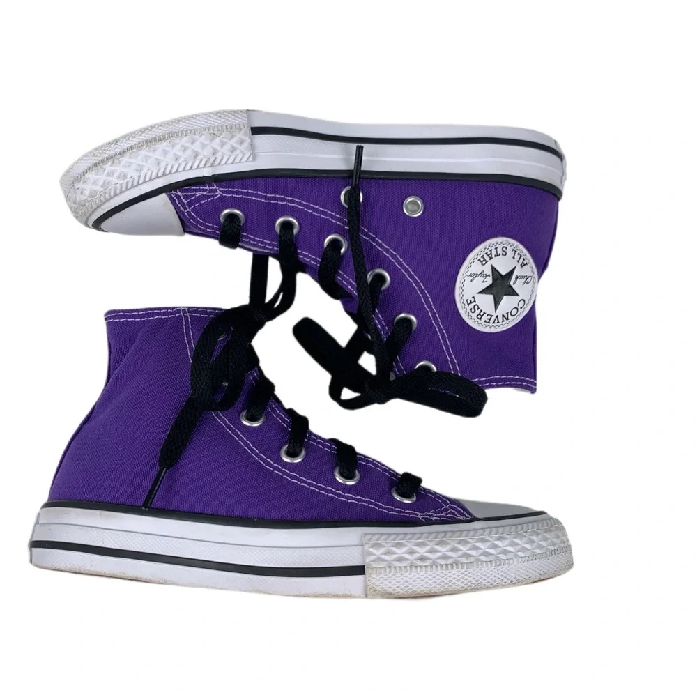 Converse Youth Purple High Top Sneakers Size 12